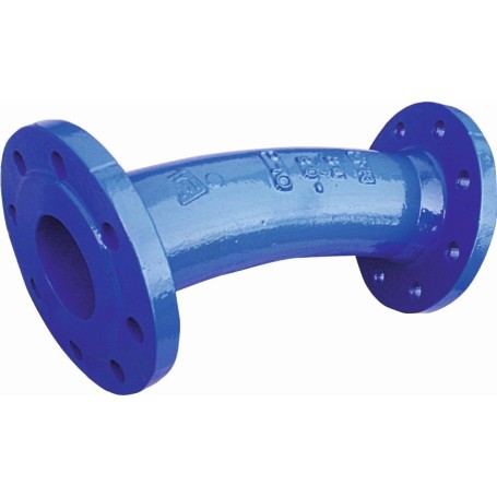 Collared Bend Q DN250 Angle 45 - Ductile or Gray Iron