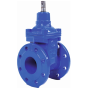 Short flange wedge valve DN 100mm - Ductile iron