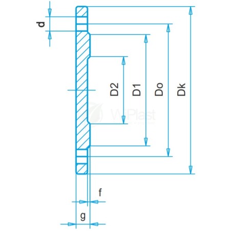 Blind Flange - Sealing X DN125 - Ductile or Gray Iron