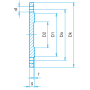 Blind Flange - Sealing X DN250 - Ductile or Gray Iron