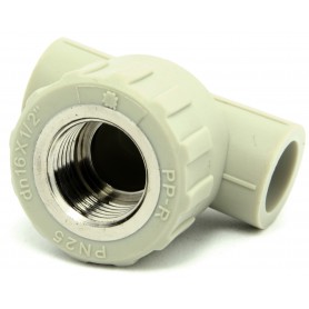 Tee with internal thread PPR fi 16x1/2 "mm angle 90 degrees
