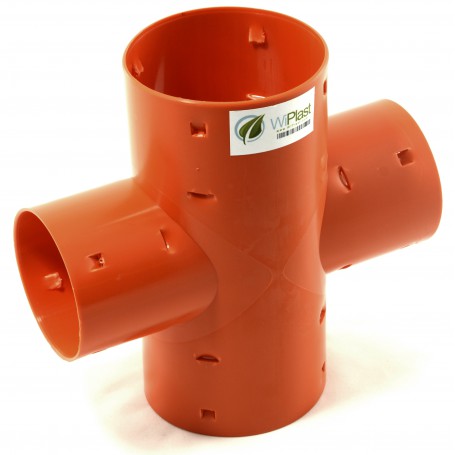 Drainage four PP DN 100/80/100/80mm Angle 90