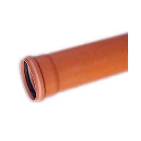 PVC Sewer pipe DN 110x3, 2x2000mm (outer-solid)