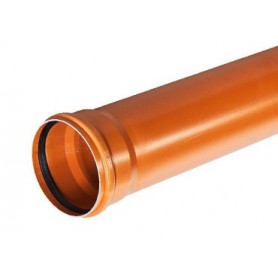 PVC Sewer pipe DN 160x4, 0x3000mm (outer-foamed core)