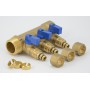 Manifold with cold water valves fi 1 "x16mmx3