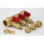Manifold with hot water valves fi 1 "x16mmx3