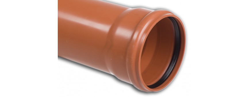 PVC-U Drainage Rohre Lite von fi 110 bis fi 500mm