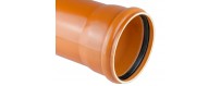 PVC external sewer pipes core foamed from fi 110 to fi 500mm