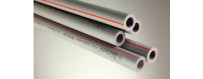 PP-RCT tubes with glass fibre-reinforced